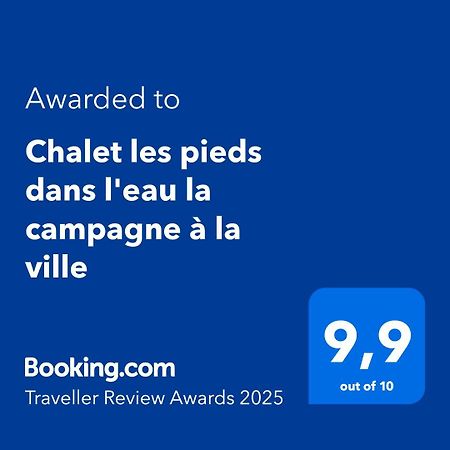 Chalet Les Pieds Dans L'Eau La Campagne A La Ville Saint-Doulchard Exterior photo